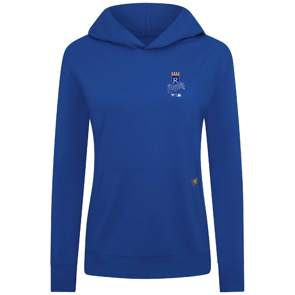 Kansas City Royals Levelwear Women's Cooperstown Collection Relay Core Logo Pullover Hoodie for sale