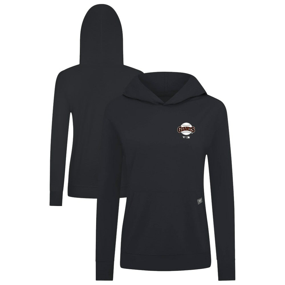 San Francisco Giants Levelwear Women's Cooperstown Collection Relay Core Logo Pullover Hoodie Outlet