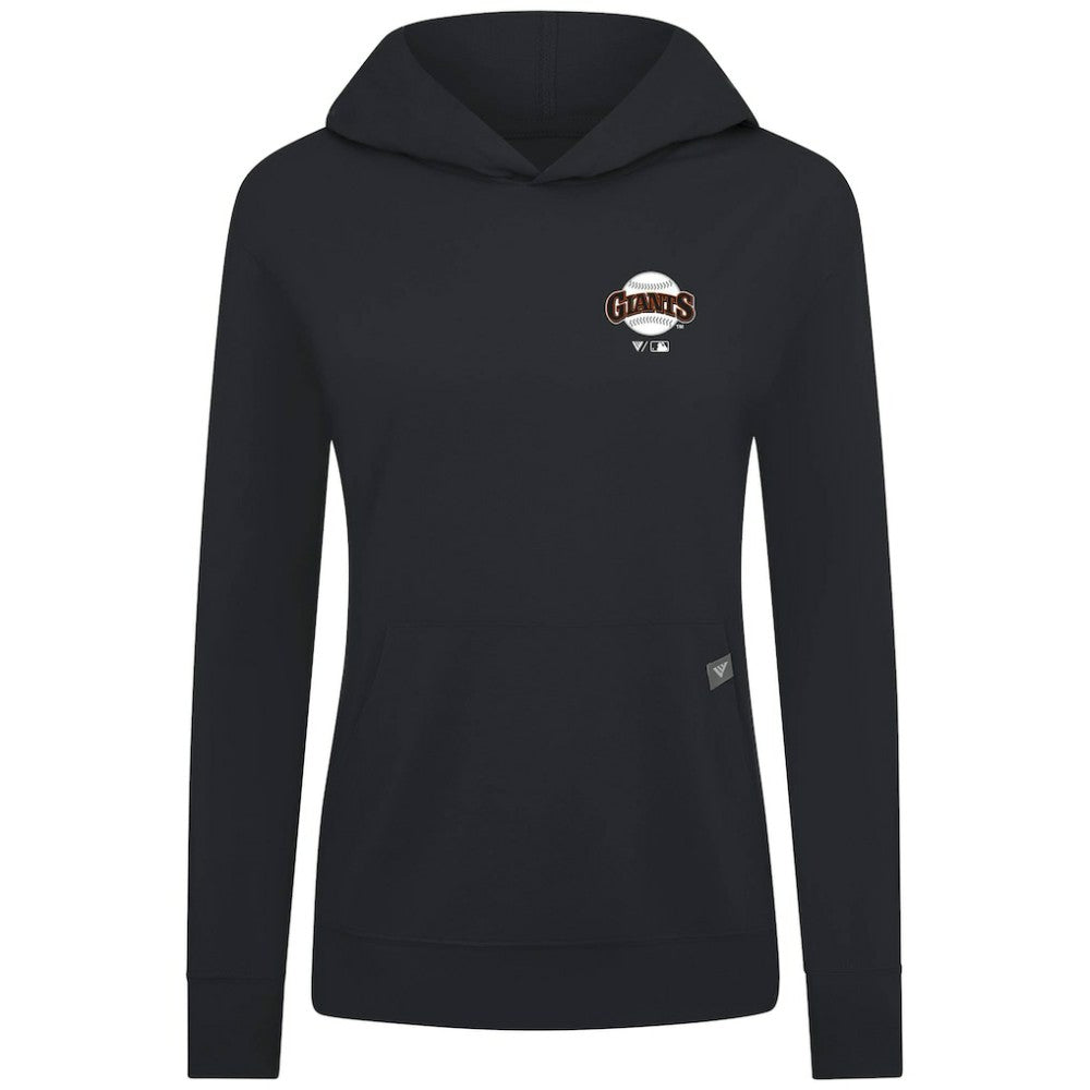 San Francisco Giants Levelwear Women's Cooperstown Collection Relay Core Logo Pullover Hoodie Outlet