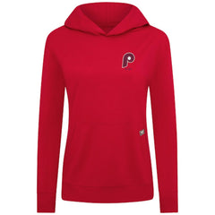 Philadelphia Phillies Levelwear Women's Cooperstown Collection Relay Core Logo Pullover Hoodie Outlet