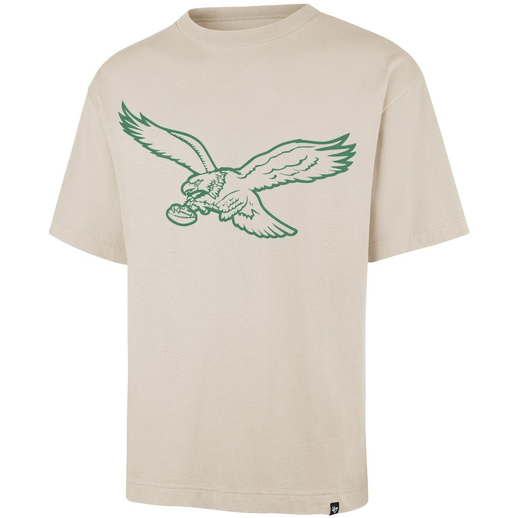 Philadelphia Eagles '47 Bouldering Imprint Ravine Foundation Throwback T-Shirt - Tan - 47 brand
