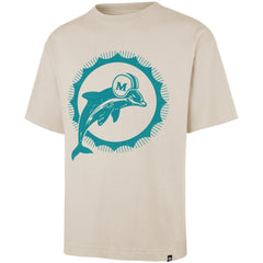 Miami Dolphins '47 Bouldering Imprint Ravine Foundation Throwback T-Shirt - Tan - 47 brand
