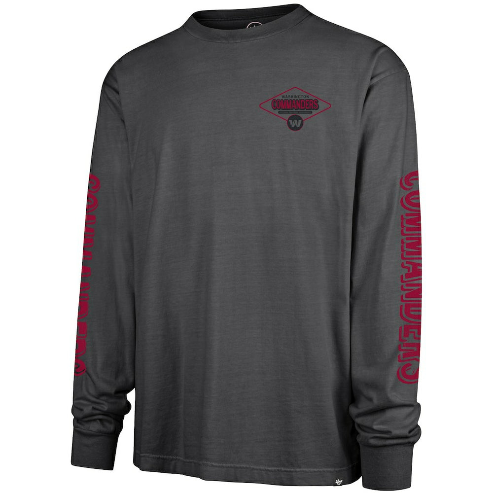 Washington Commanders '47 Cairn Ravine Foundation Long Sleeve T-Shirt - Black - 47 brand