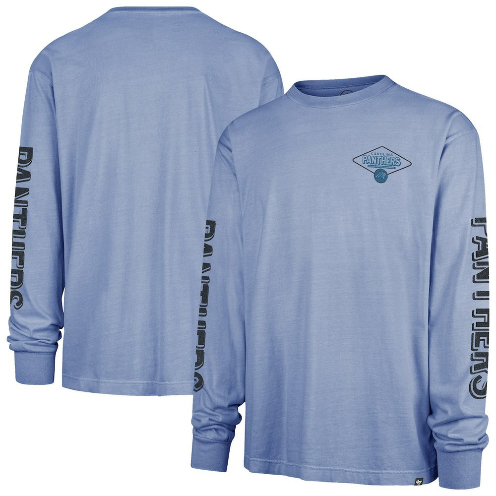 Carolina Panthers '47 Cairn Ravine Foundation Long Sleeve T-Shirt - Blue - 47 brand