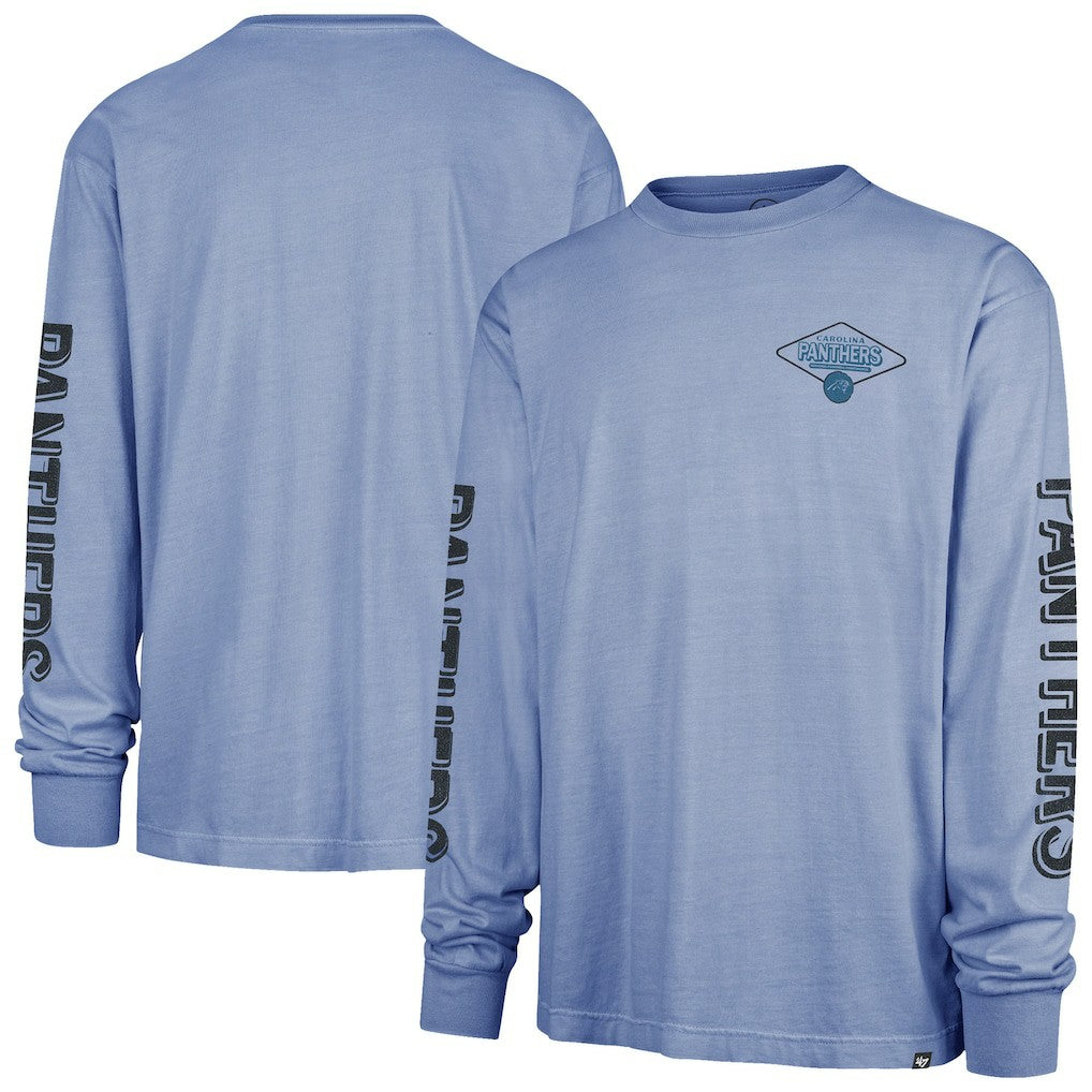 Carolina Panthers '47 Cairn Ravine Foundation Long Sleeve T-Shirt - Blue - 47 brand