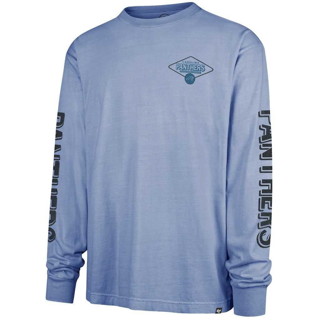 Carolina Panthers '47 Cairn Ravine Foundation Long Sleeve T-Shirt - Blue - 47 brand