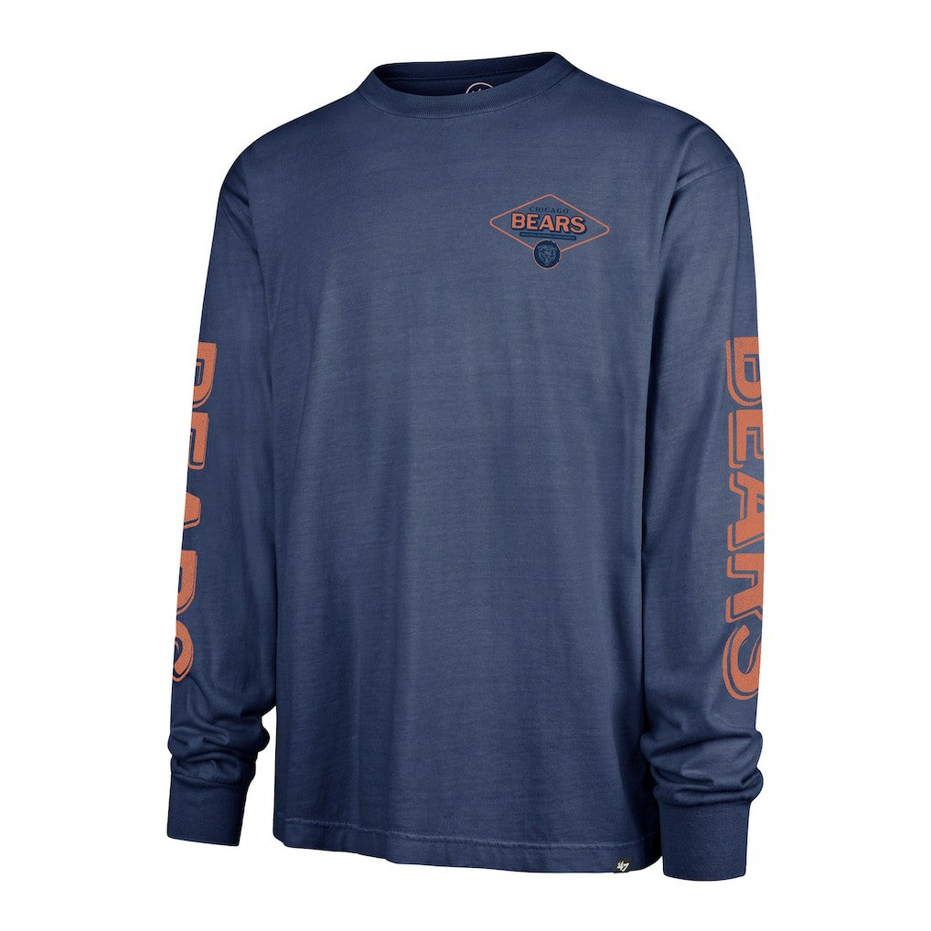 Chicago Bears '47 Cairn Ravine Foundation Long Sleeve T-Shirt - Navy - 47 brand