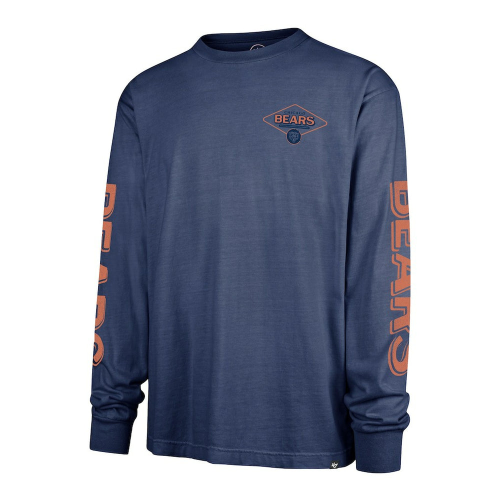 Chicago Bears '47 Cairn Ravine Foundation Long Sleeve T-Shirt - Navy - 47 brand