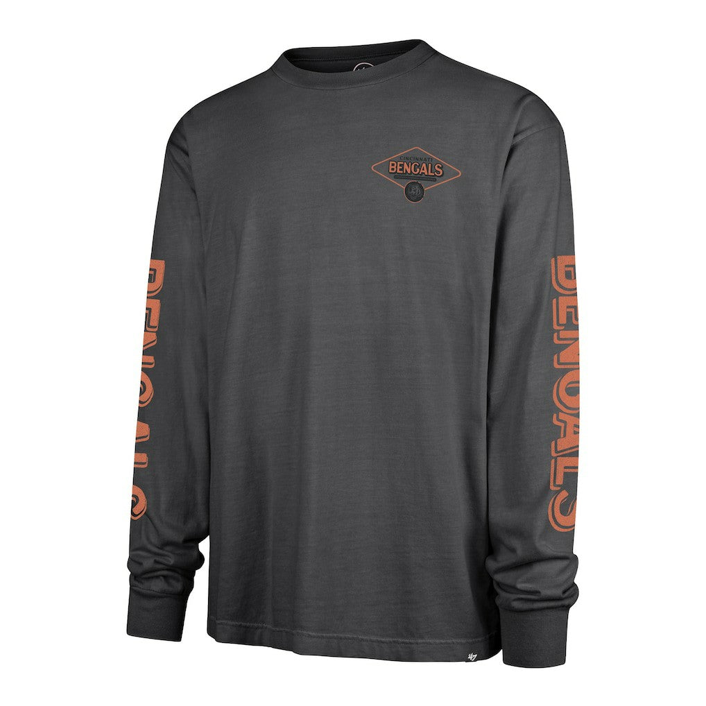 Cincinnati Bengals '47 Cairn Ravine Foundation Long Sleeve T-Shirt - Black - 47 brand