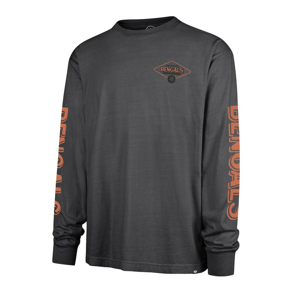 Cincinnati Bengals '47 Cairn Ravine Foundation Long Sleeve T-Shirt - Black - 47 brand