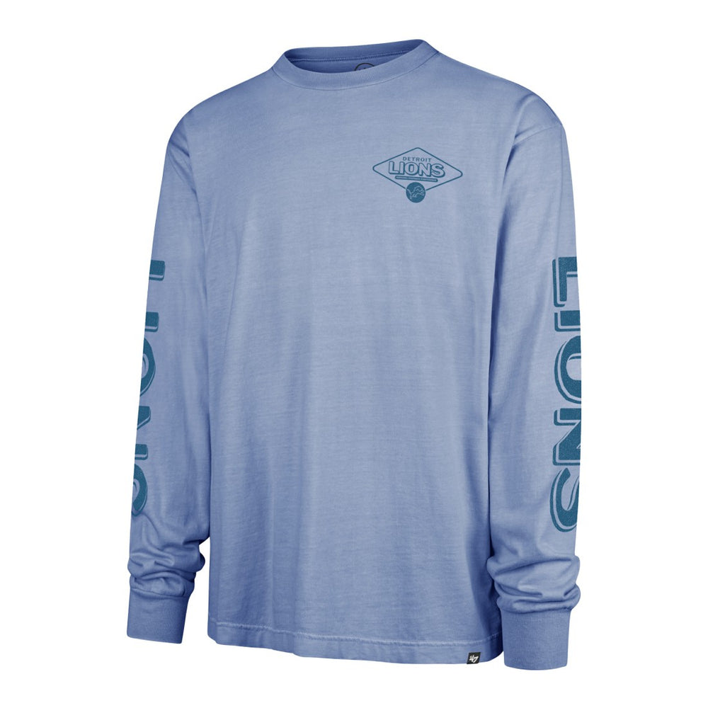 Detroit Lions '47 Cairn Ravine Foundation Long Sleeve T-Shirt - Blue - 47 brand