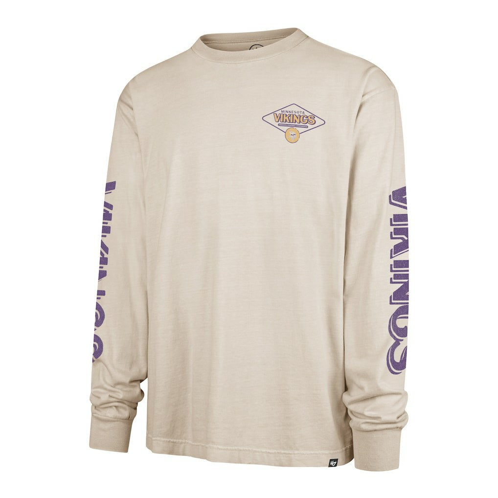 Minnesota Vikings '47 Cairn Ravine Foundation Long Sleeve T-Shirt - Tan - 47 brand