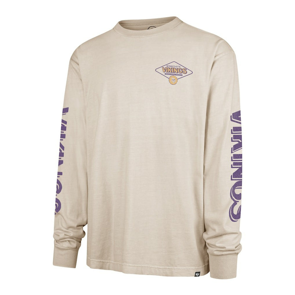 Minnesota Vikings '47 Cairn Ravine Foundation Long Sleeve T-Shirt - Tan - 47 brand