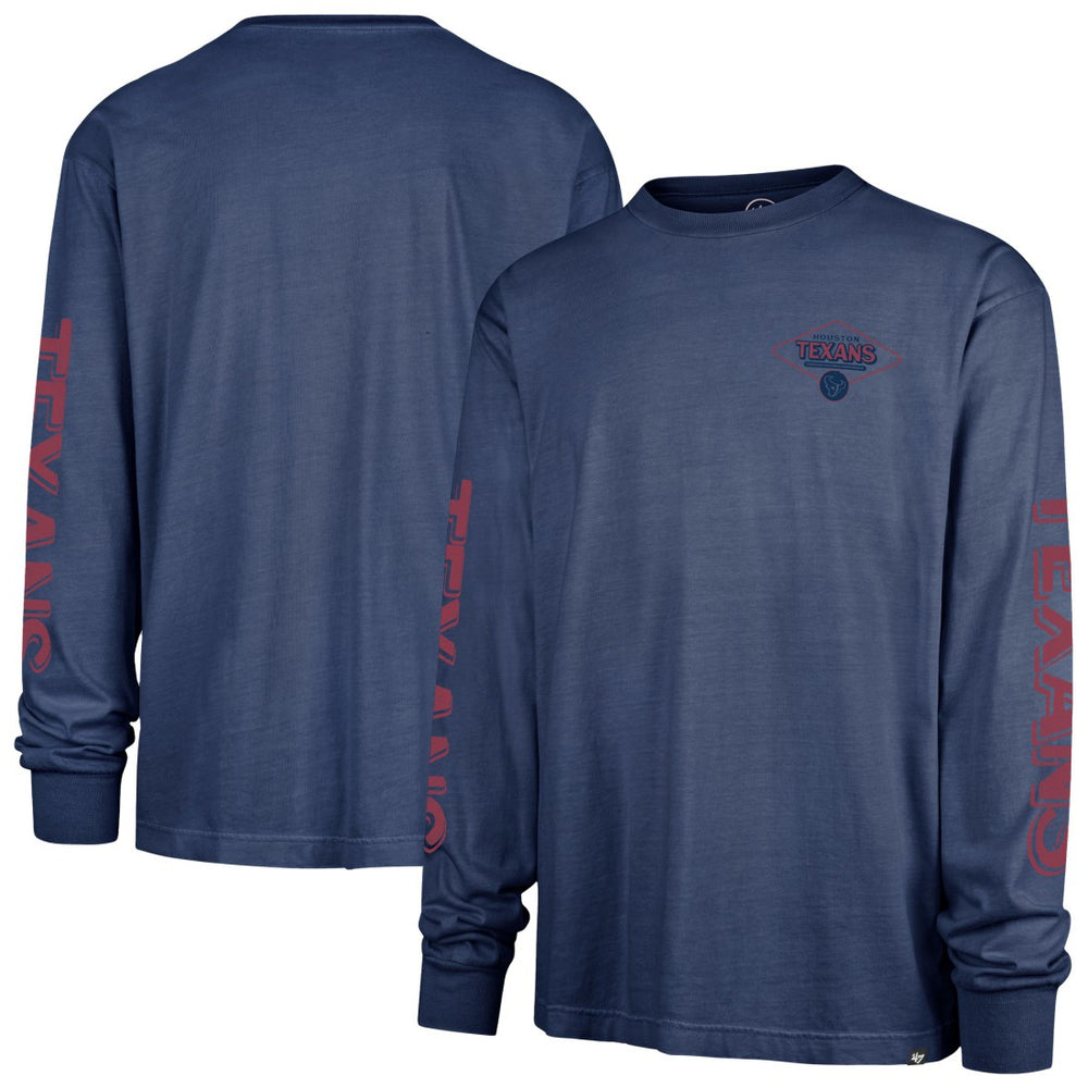 Houston Texans '47 Cairn Ravine Foundation Long Sleeve T-Shirt - Navy - 47 brand