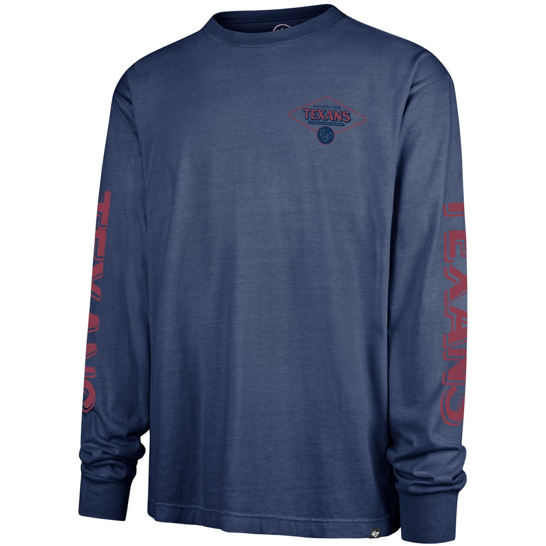 Houston Texans '47 Cairn Ravine Foundation Long Sleeve T-Shirt - Navy - 47 brand