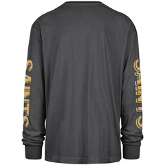 New Orleans Saints '47 Cairn Ravine Foundation Long Sleeve T-Shirt - Black - 47 brand