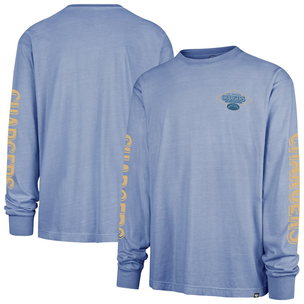 Los Angeles Chargers '47 Cairn Ravine Foundation Long Sleeve T-Shirt - Powder Blue - 47 brand