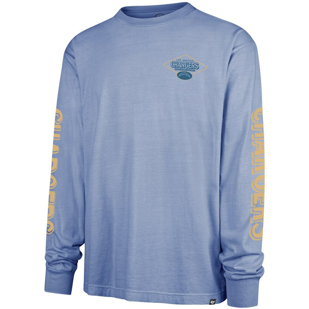 Los Angeles Chargers '47 Cairn Ravine Foundation Long Sleeve T-Shirt - Powder Blue - 47 brand