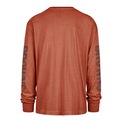 Cleveland Browns '47 Cairn Ravine Foundation Throwback Long Sleeve T-Shirt - Orange - 47 brand