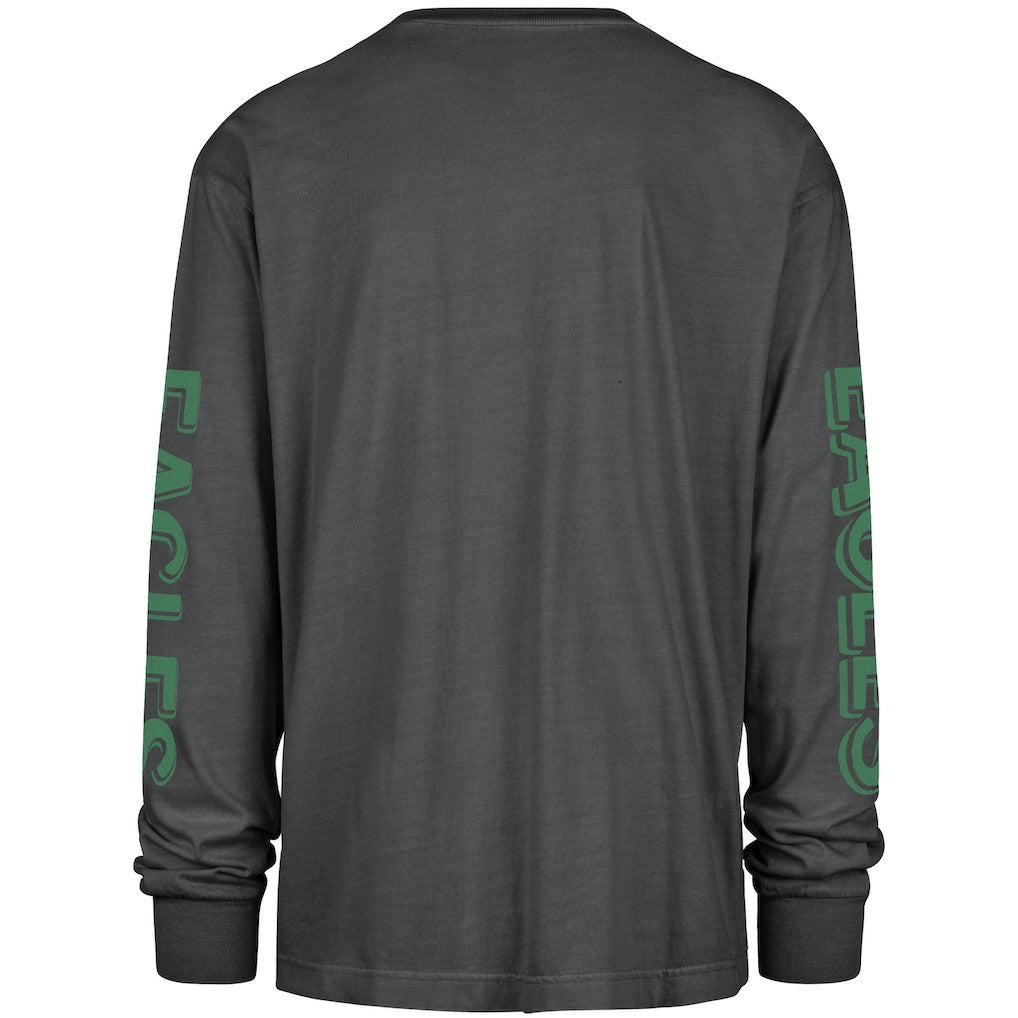 Philadelphia Eagles '47 Cairn Ravine Foundation Throwback Long Sleeve T-Shirt - Black - 47 brand