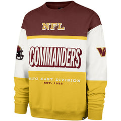 Washington Commanders '47 Breeze Maximalist Sweatshirt - Burgundy/Gold - 47 brand