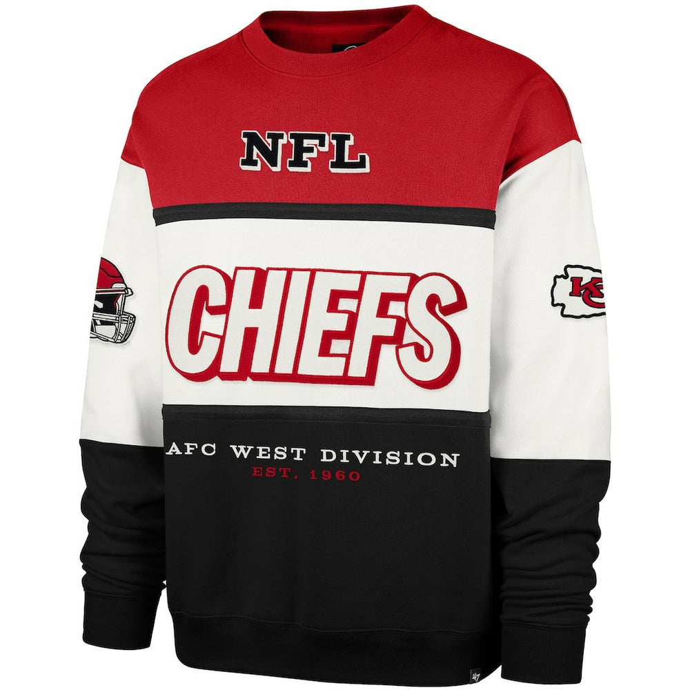 Kansas City Chiefs '47 Breeze Maximalist Sweatshirt - Red/Black - 47 brand