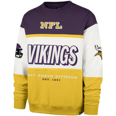 Minnesota Vikings '47 Breeze Maximalist Sweatshirt - Purple/Gold - 47 brand