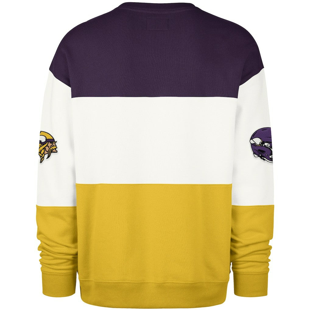Minnesota Vikings '47 Breeze Maximalist Sweatshirt - Purple/Gold - 47 brand