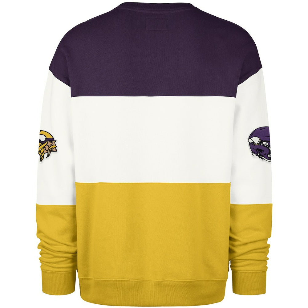 Minnesota Vikings '47 Breeze Maximalist Sweatshirt - Purple/Gold - 47 brand