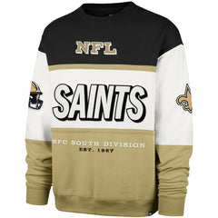 New Orleans Saints '47 Breeze Maximalist Sweatshirt - Black/Gold - 47 brand