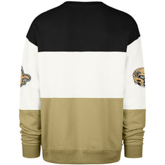 New Orleans Saints '47 Breeze Maximalist Sweatshirt - Black/Gold - 47 brand