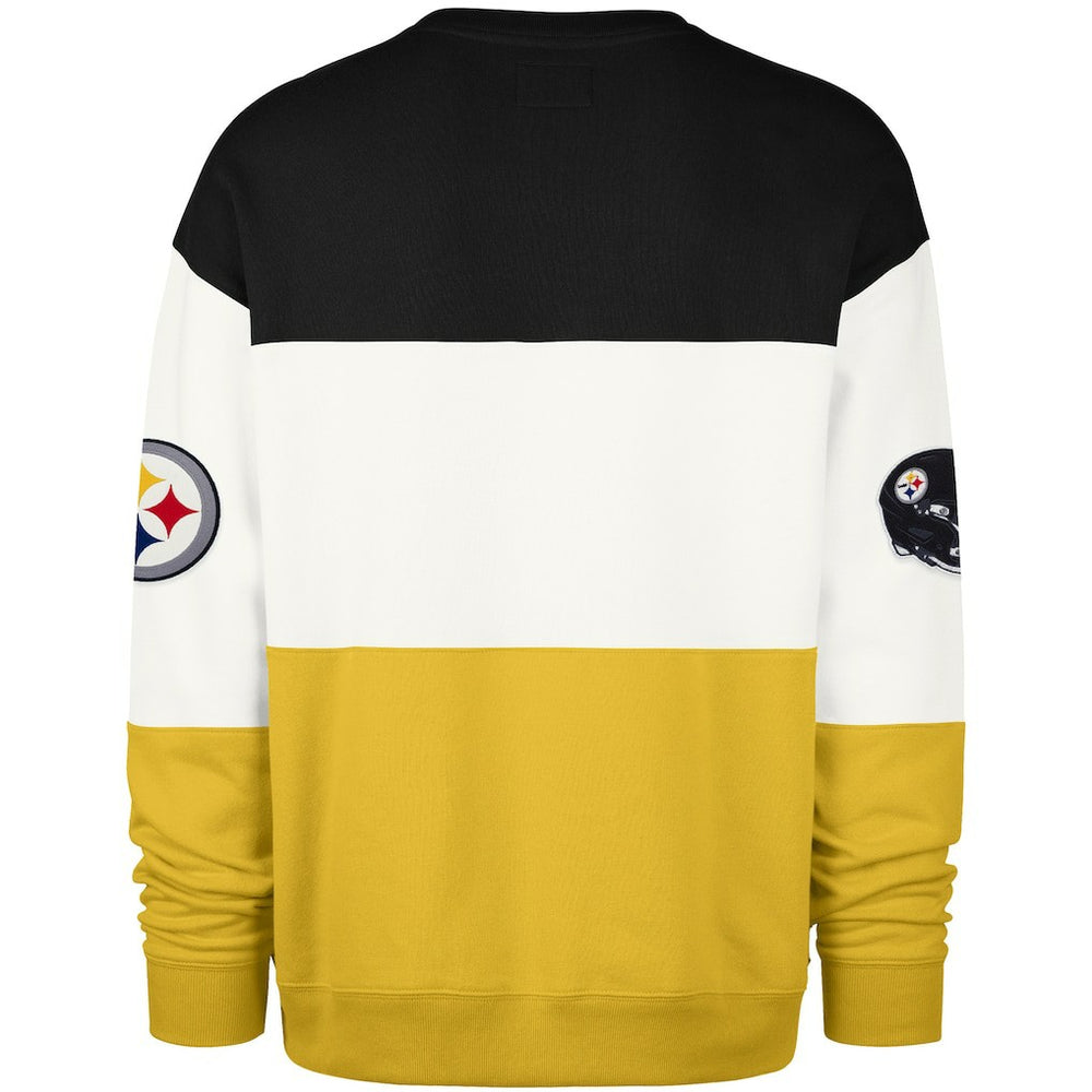 Pittsburgh Steelers '47 Breeze Maximalist Sweatshirt - Black/Gold - 47 brand