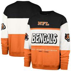 Cincinnati Bengals '47 Breeze Maximalist Sweatshirt - Black/Orange - 47 brand