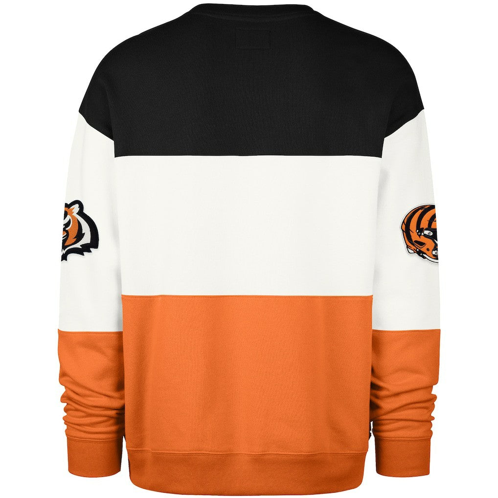 Cincinnati Bengals '47 Breeze Maximalist Sweatshirt - Black/Orange - 47 brand