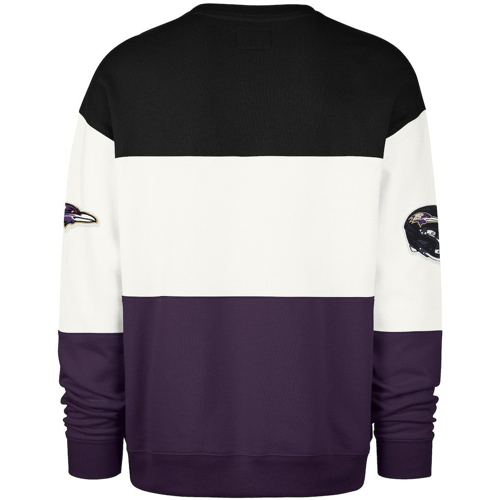 Baltimore Ravens '47 Breeze Maximalist Sweatshirt - Black/Purple - 47 brand