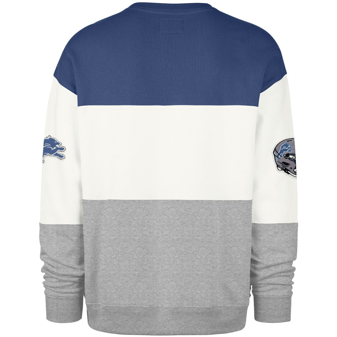 Detroit Lions '47 Breeze Maximalist Sweatshirt - Blue/Gray - 47 brand