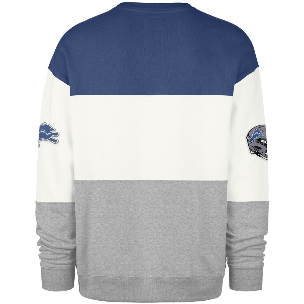 Detroit Lions '47 Breeze Maximalist Sweatshirt - Blue/Gray - 47 brand
