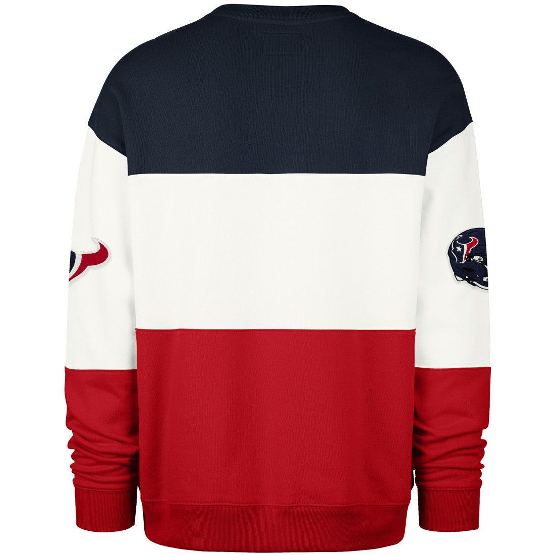 Houston Texans '47 Breeze Maximalist Sweatshirt - Navy/Red - 47 brand