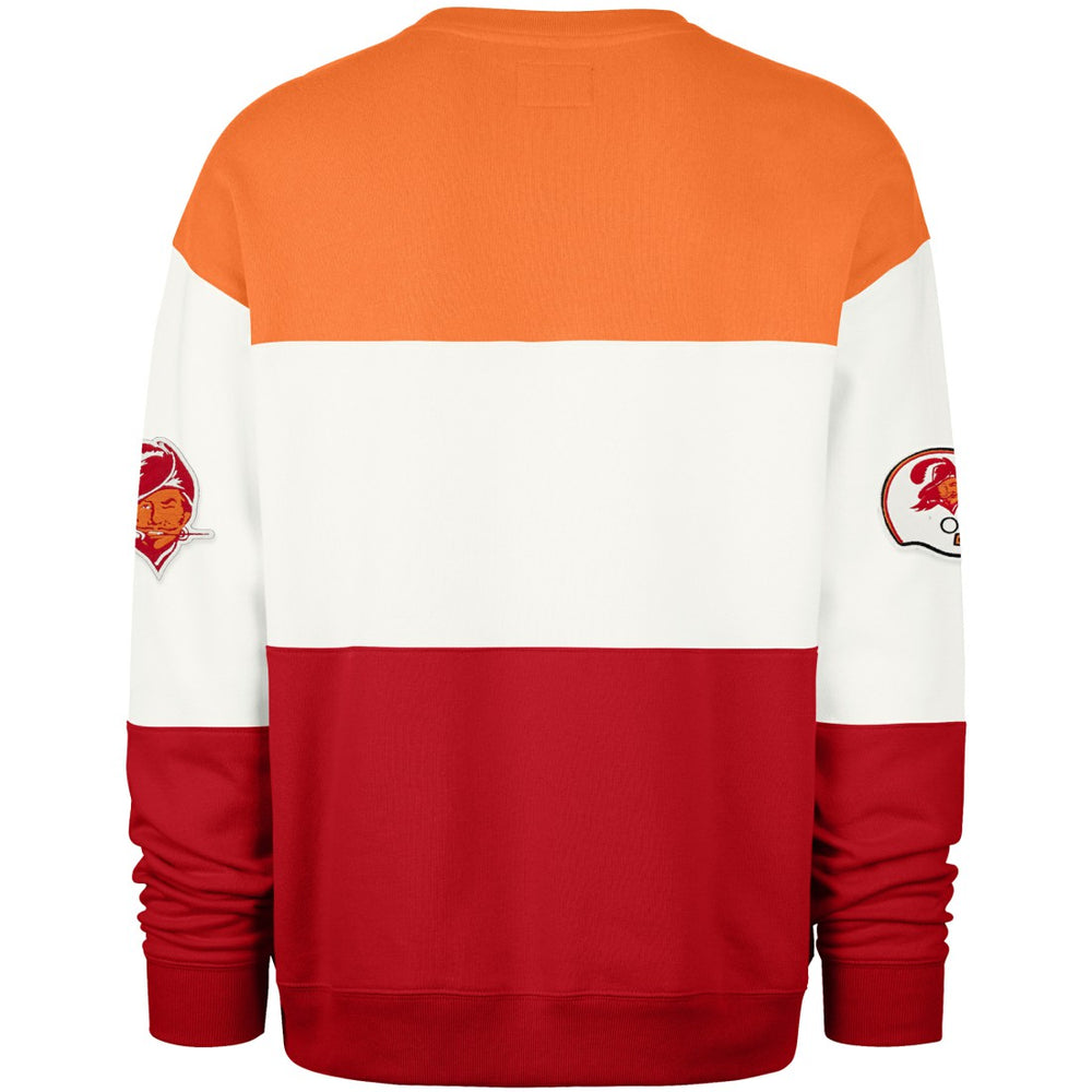 Tampa Bay Buccaneers '47 Throwback Breeze Maximalist Sweatshirt - Orange/Red - 47 brand