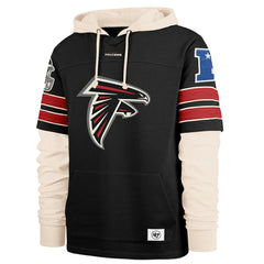 Atlanta Falcons '47 Split Zone Cornerback Duo Hoodie - Black - 47 brand