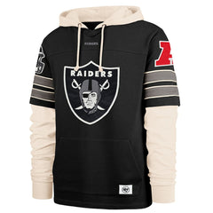 Las Vegas Raiders '47 Split Zone Cornerback Duo Hoodie - Black - 47 brand