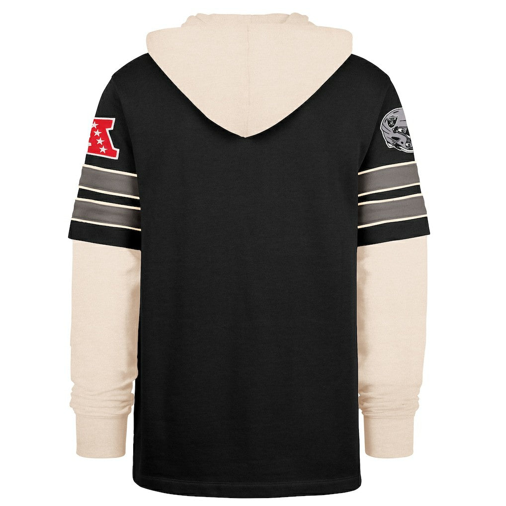 Las Vegas Raiders '47 Split Zone Cornerback Duo Hoodie - Black - 47 brand