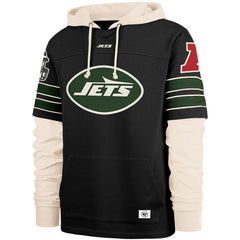 New York Jets '47 Split Zone Cornerback Duo Hoodie - Black - 47 brand