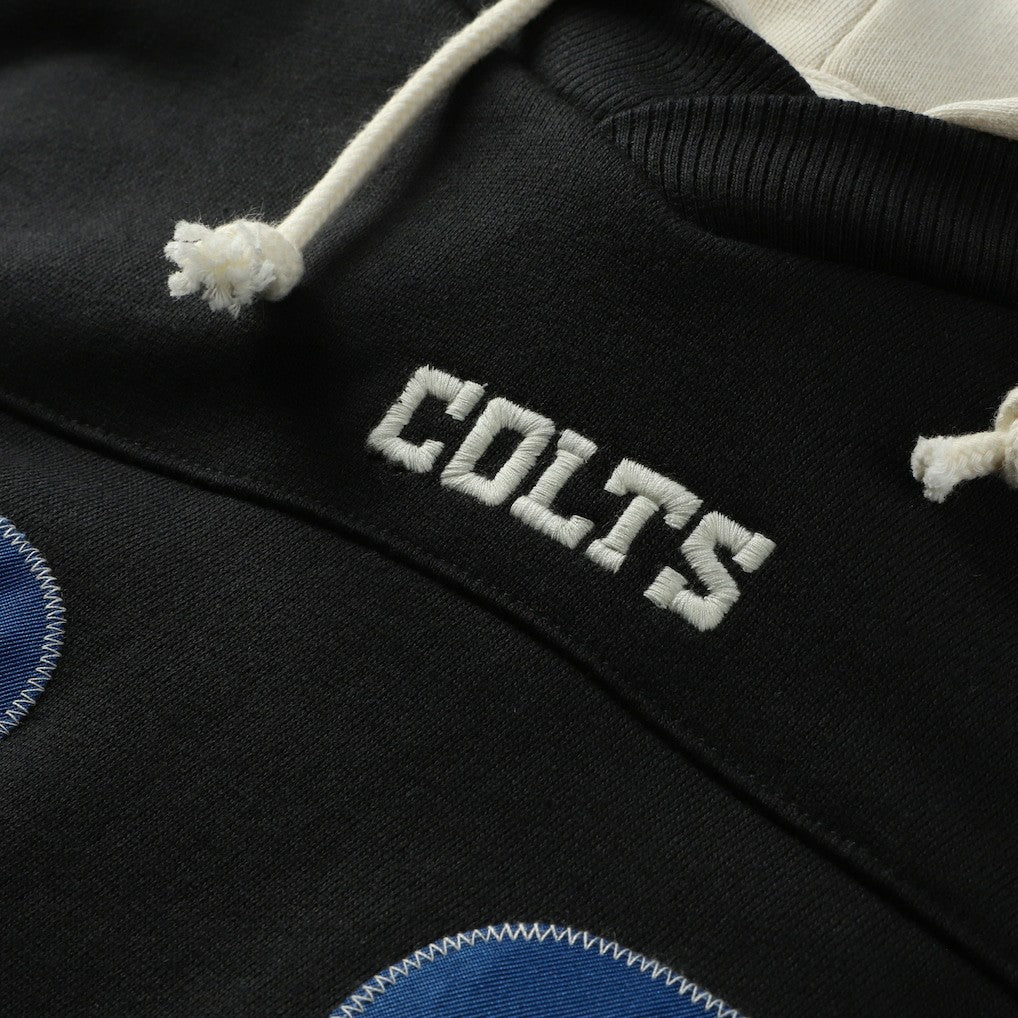 Indianapolis Colts '47 Split Zone Cornerback Duo Hoodie - Black - 47 brand