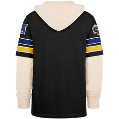 Los Angeles Rams '47 Split Zone Cornerback Duo Hoodie - Black - 47 brand
