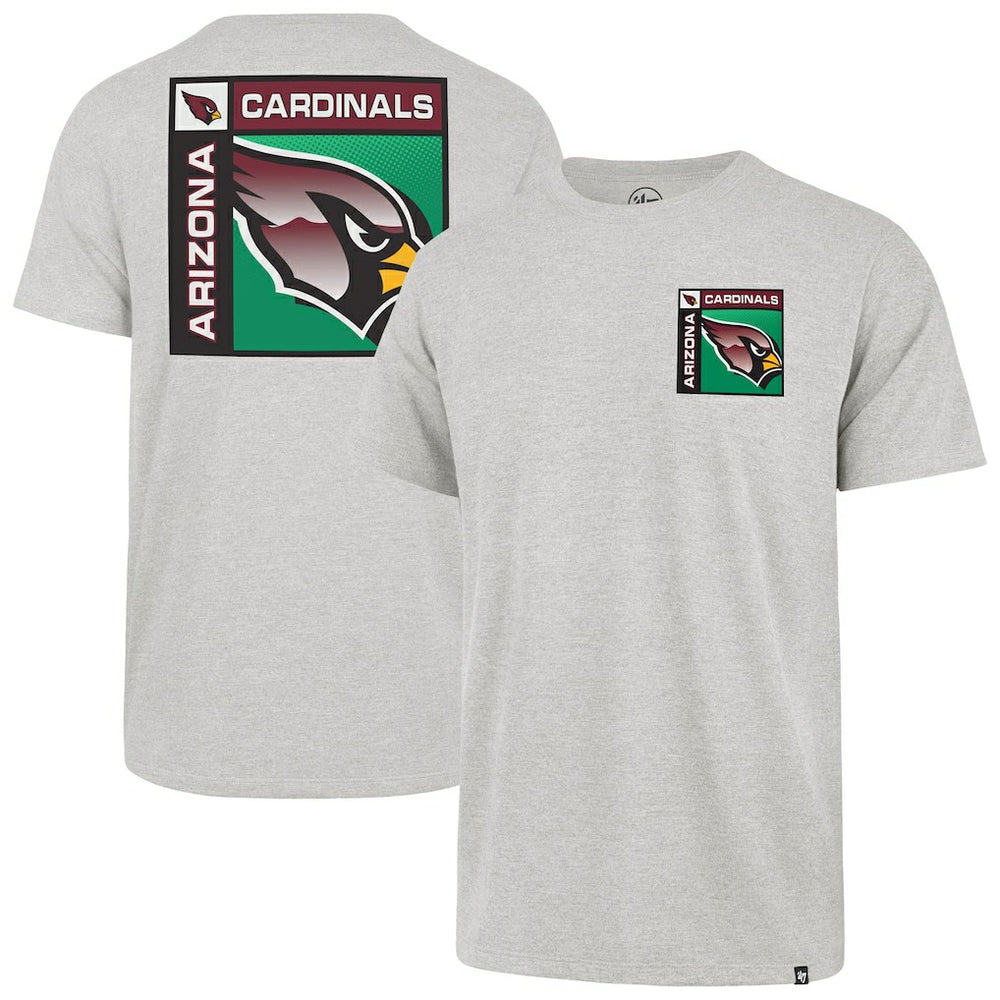 Arizona Cardinals '47 Chrome Plate Franklin T-Shirt - Gray - 47 brand