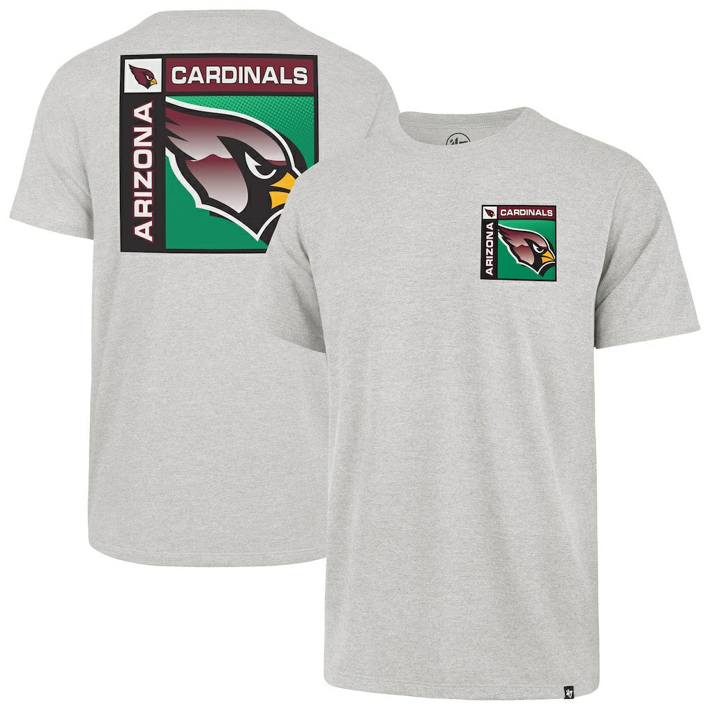 Arizona Cardinals '47 Chrome Plate Franklin T-Shirt - Gray - 47 brand