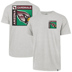 Arizona Cardinals '47 Chrome Plate Franklin T-Shirt - Gray - 47 brand