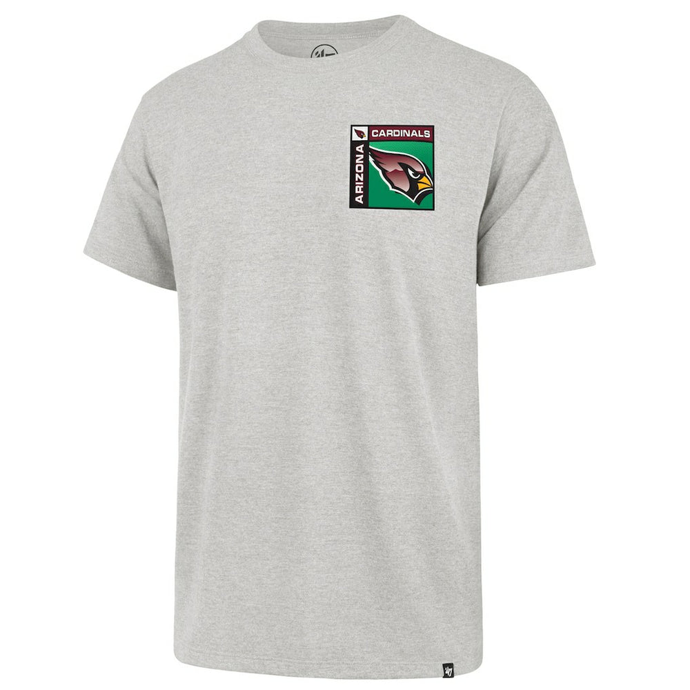 Arizona Cardinals '47 Chrome Plate Franklin T-Shirt - Gray - 47 brand