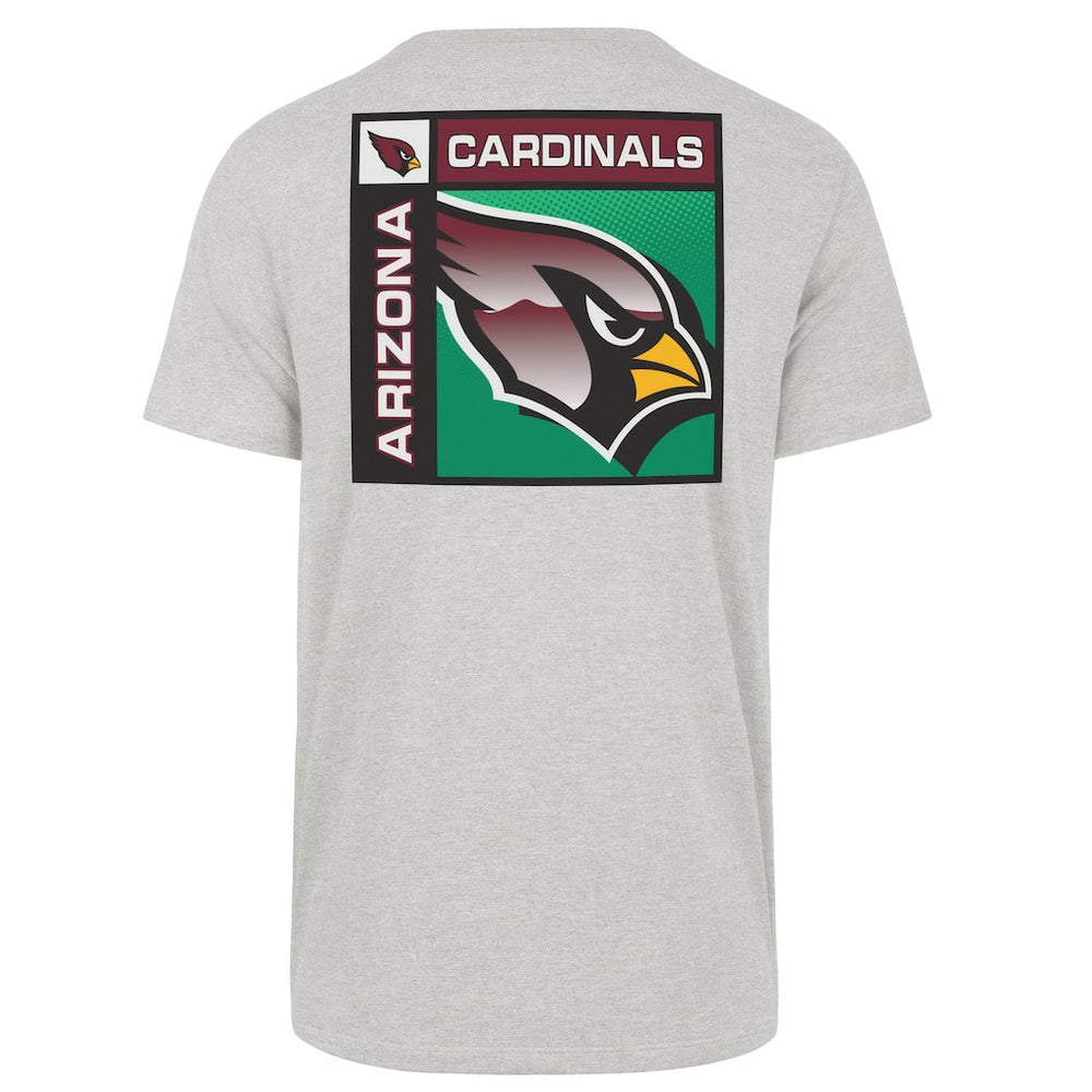 Arizona Cardinals '47 Chrome Plate Franklin T-Shirt - Gray - 47 brand